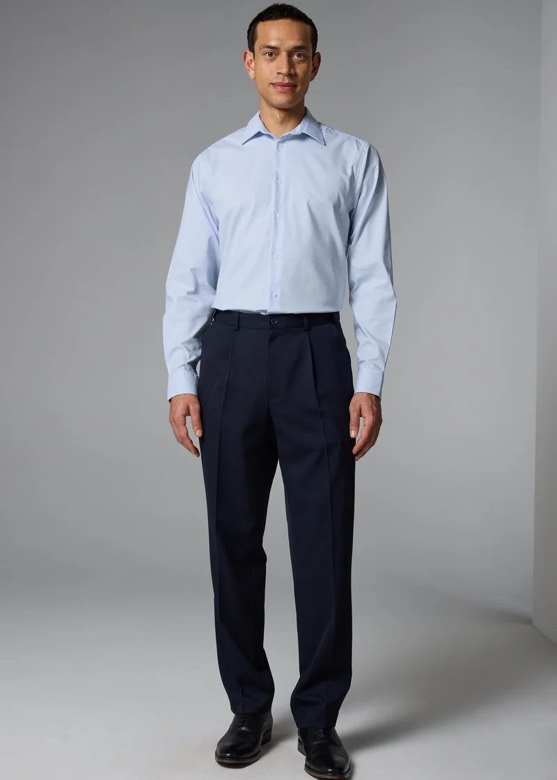 ماتلان Taylor & Wright Blue Check Regular Fit Shirt